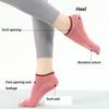 Women Yoga Socks Five Finger Toe Fitness Aerobics Dance Socks Silicone Anti Slip Pilates for ChildrenBeginner Active Ankle Sock