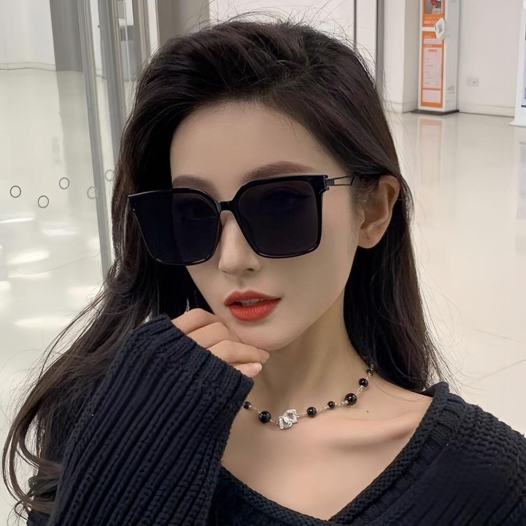 Large Rim Sunglasses Women's High-Grade Style Sunglasses Uv-Proof Sunglasses Men's Fashion