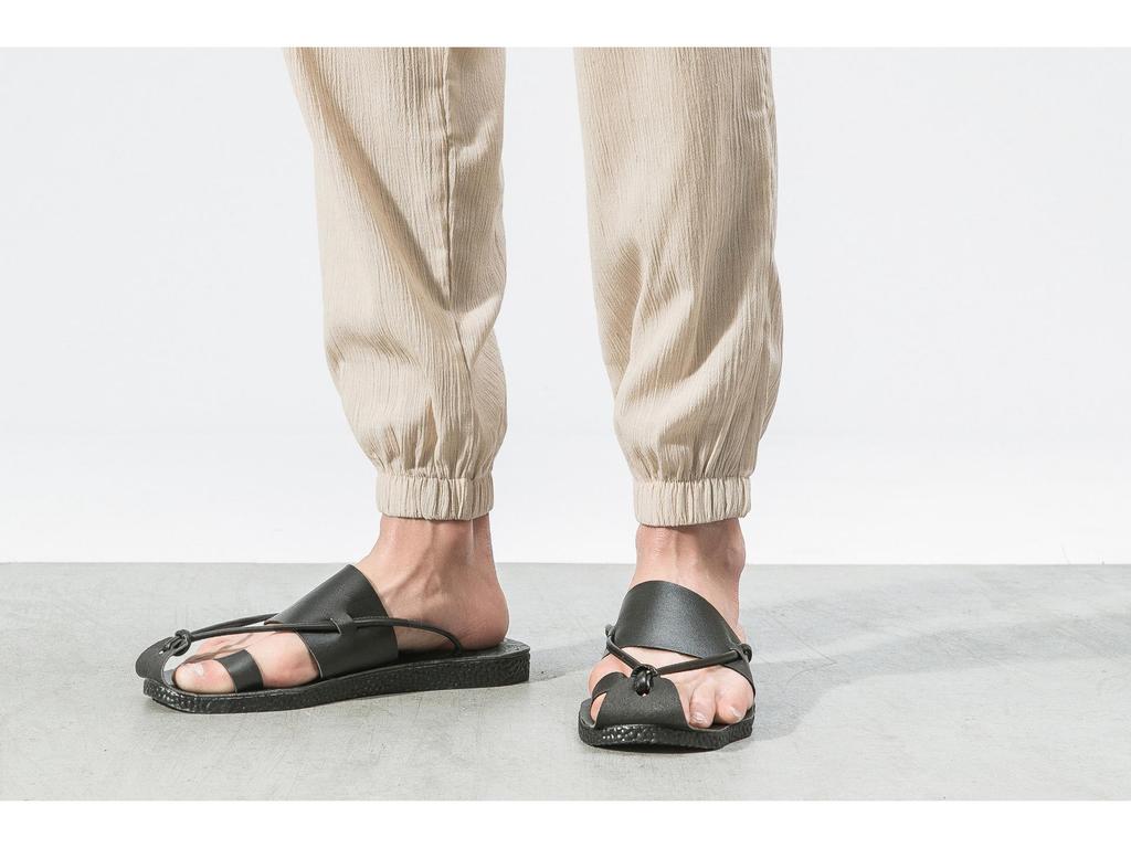 2025 Summer Plus Size Men's Linen Harem Pants - Japanese & Chinese Style