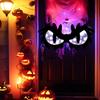 Halloween Decorative Like Eye Lights, Wooden Halloween Eye Lights, Suitable For Home, Walls And Window