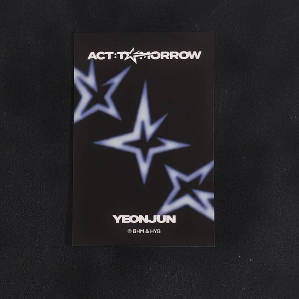 [USED] TXT Tubba Yeonjun Act Tomorrow Seoul Hoodie Trading Card