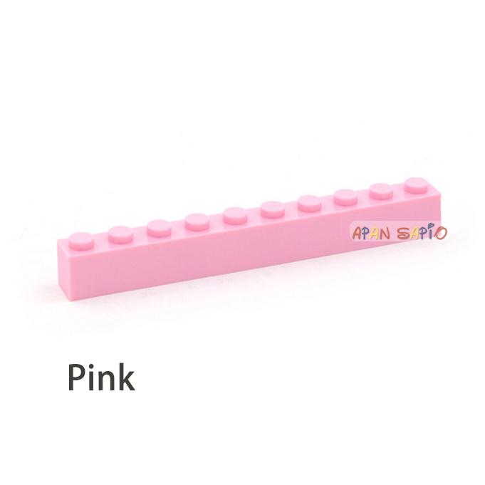 20PCS Thick 1x10 DIY Building Blocks Figures Bricks Educational Creative Size Compatible With Brands Toys for Children 6111