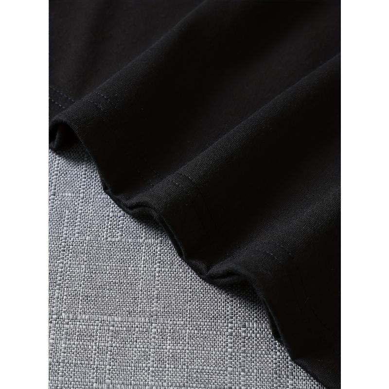 Men's Polyester Long Sleeve T-Shirt Soft Breathable Casual Daily Top