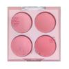 Summer Ice Cream Quad Blush Natural Nude Makeup Setting Powder Finish Affordable Atmospheric Vibe