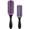 9-Rows Detangling Hair Brush Detangler Hairbrush Scalp Massager Straight Curly Wet Diy Hair Comb Brush