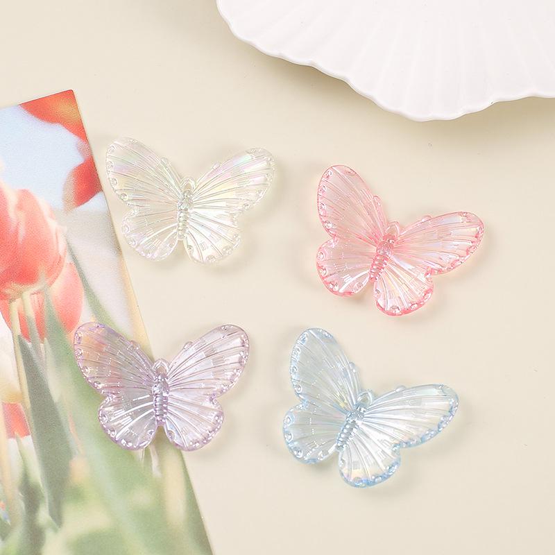 AB Butterfly Resin Accessories: Electroplating DIY Cream Glue for Mobile Case & Headdress Crafting