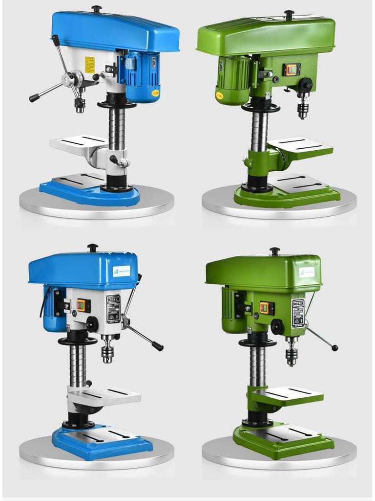 220V Multi-functional CNC Bench Drill: Deep Hole, Tapping, Milling & Rotary Desktop Machine