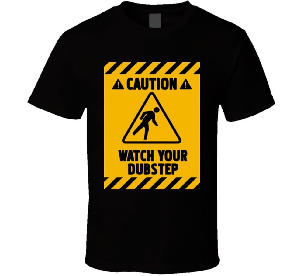 Watch Your Dubstep dance music Caution club Deejay DJ fan t shirt Unisex T-Shirt S фото