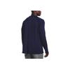 Under Armour Solid Color Round Neck Sports Long Sleeve Sweatshirt Men sweatshirt Navy-Blue 1373179-410