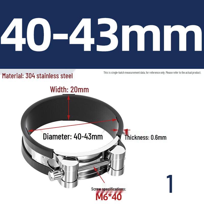 Yi Shu Xiang Stainless Steel Heavy-Duty Hose Clamp