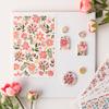 Polymer Clay Watercolor Transfer Paper Engraving Printing Modeling Decorative Paper Soft Pottery Earrings Jewelry Coloring Tools