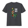 Tree Rex T Funny Christmas Dinosaur Womens Shirt Unique Design Festive Fun Vintage Washed Homme Fashion Breathable Casual