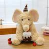 Cute Sitting Elephant Plush Toy Birthday Gift 