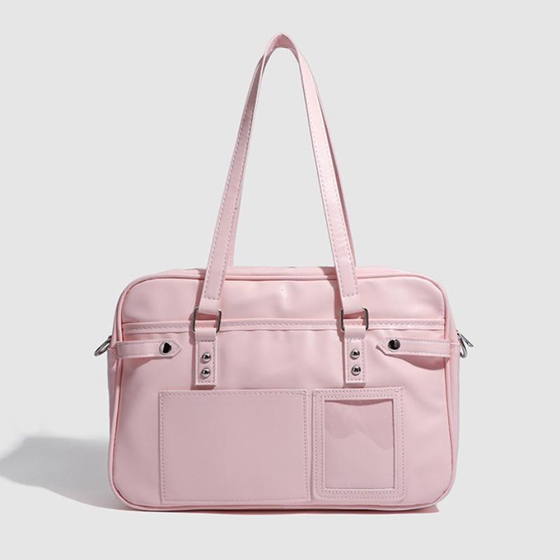 

Uniform Painful Bag Single Shoulder Idol Chaser Large Capacity Student Daily Slant Cross Elegant Lady Everyday Match Hollow