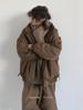 Hong Kong Retro Men's Thick Corduroy Cotton Jacket - Trendy, Loose, Warm, Japanese-Style Winter Coat for Couples