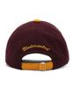 Eondeokeonteulol Unisex Autumn/Winter Flannel Color Block Soft Top Ball Cap Baseball Cap Sports Crew / Authentic B B / Wine Flannel