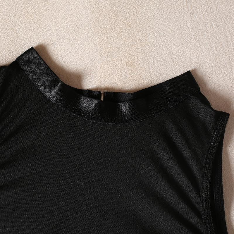 Black Sheer Mesh Wire-Free Sexy Women's Lingerie Set