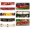 Large Merry Christmas Banner Sign Santa Xmas Outdoor Indoor Decoration Home