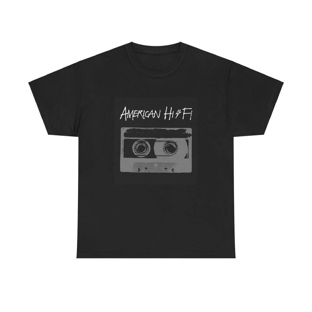 

American Hi Fi Shirt Retro Band Merch 90s Vintage Rock Punk Unisex Heavy Cotton Unisex T-Shirt XL
