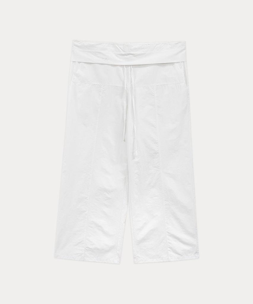 TARVERT Nova Foldover Nylon Pants - White