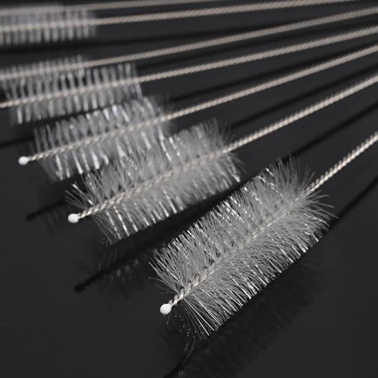Cleaning Brush Extended Reach Deep Clean Tall Glasses Bottles Straws Cleaning Scrubber Multiple Sizes Flexible Metal Stem Drinking Container Cleaner