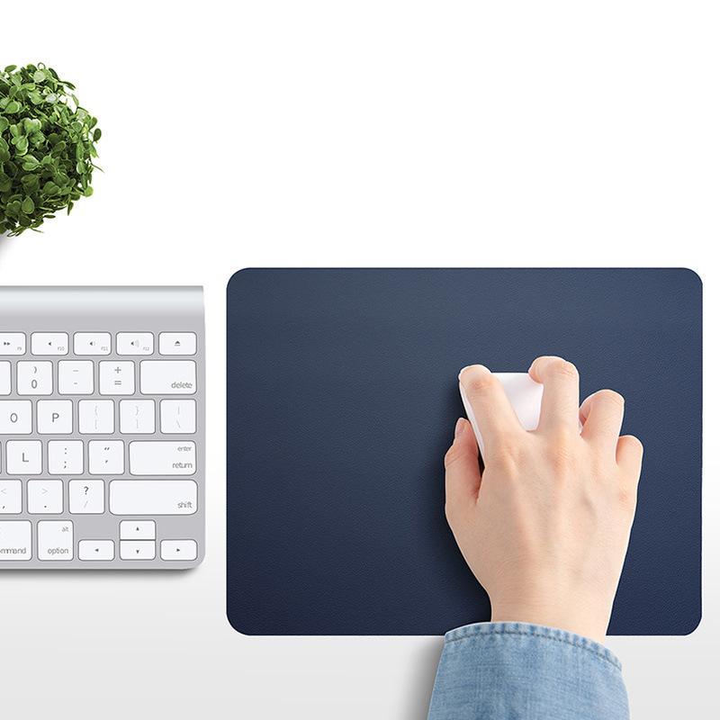 Artificial Leather Mouse Pad Solid Color Simple Fashion Office Mouse Pad Home Office Students