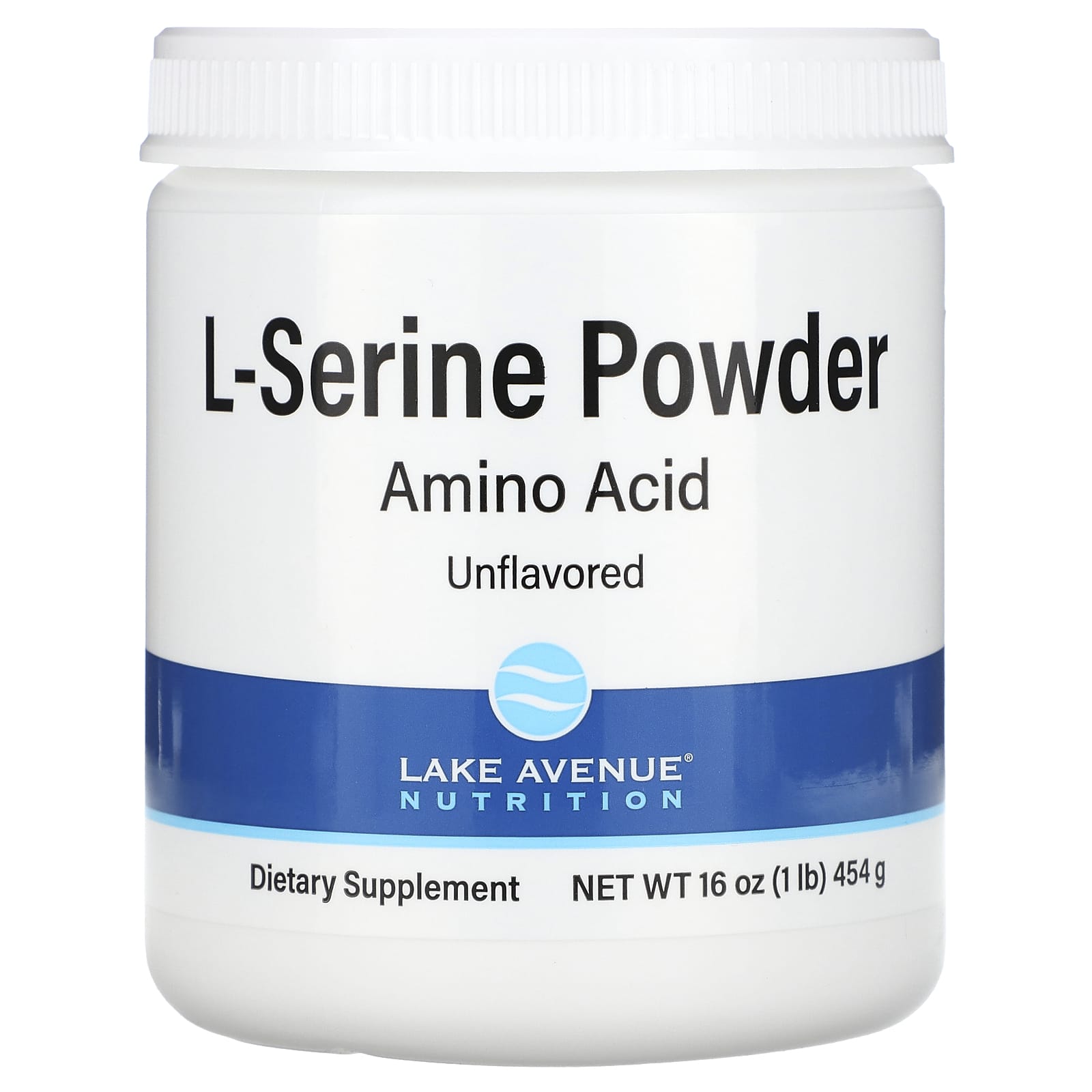 

L-Serine, Unflavored Powder 454G (1Lb)