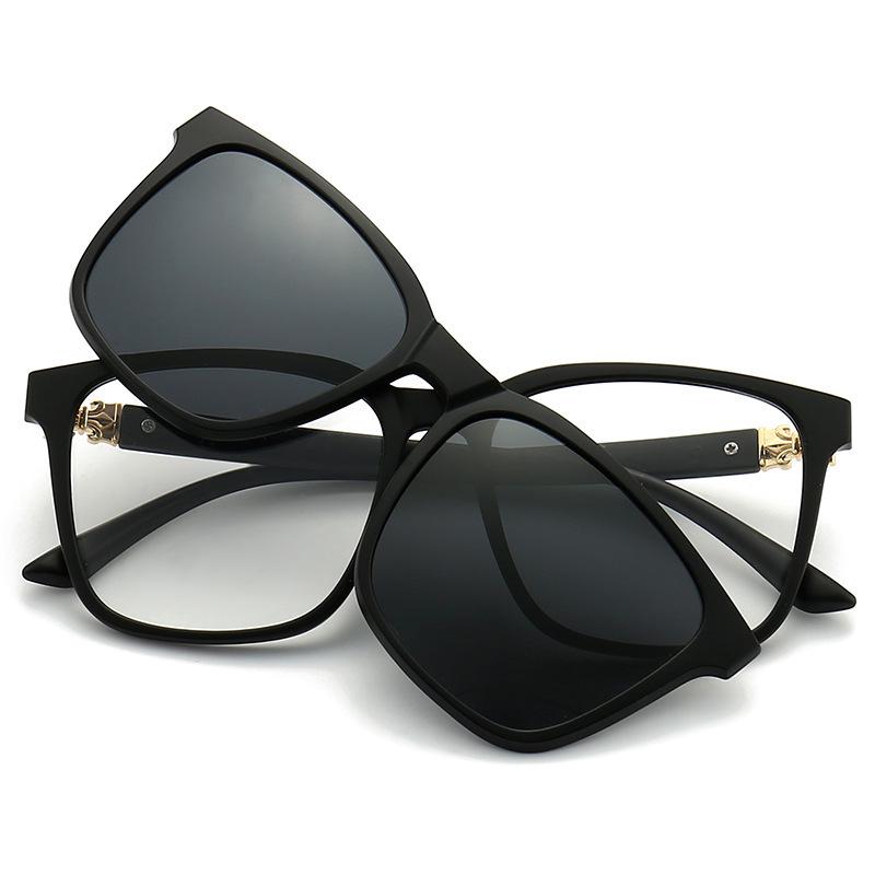 Magnetic Clip-on Polarized Night Vision Driving Sunglasses for Myopia