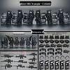 SWAT Special Forces Minifigures with Armed Wolf Warrior & Mechanical Dog - Educational Building Block Toys