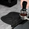 Silicone Espresso Coffee Tamper Mat Black Tamping Station Powder Distributor Mat  Coffee Bar