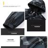 Trendige Kapuzenjacke Farbpassend Winddicht Herren Sportjacke Bedruckt Herren Outdoor-Bekleidung Lässiger Assault-Anzug