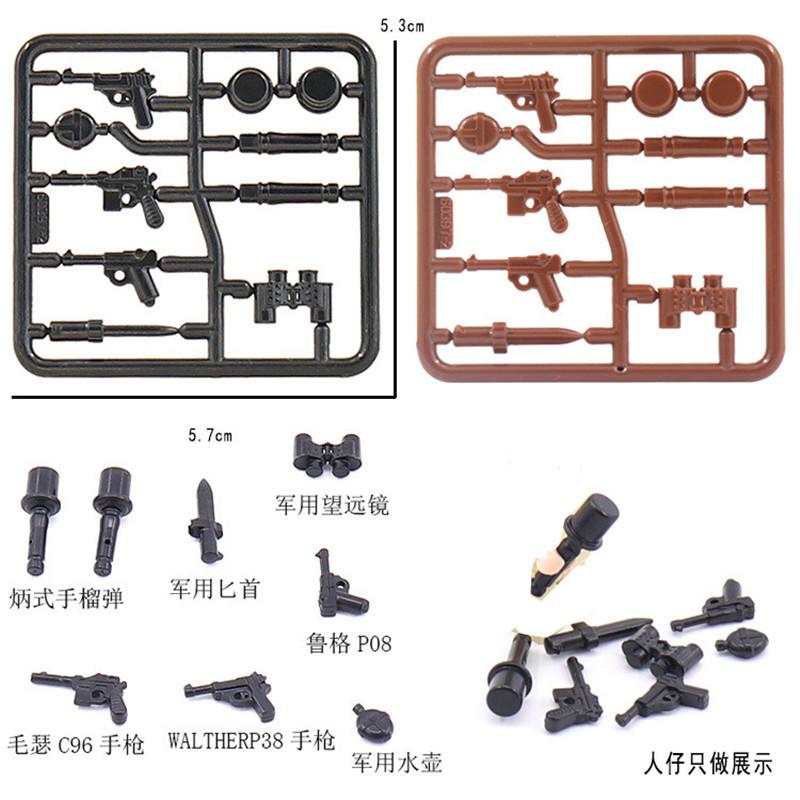 Second-World-War German Compact Size High-Standard Pistol High-Standard Telescope Military Figureure First-Class Figureures High-Standard