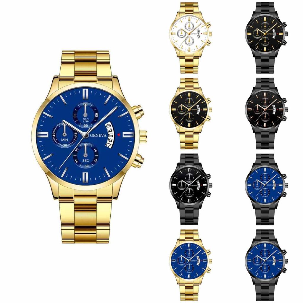 Men's  Luminous Running Alarm Clock Watch