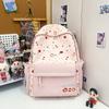 Spring New Schoolbag Korean Ins High Value Primary and Secondary School Students Light Backpack Fresh and Sweet Soft Girl Backpack
