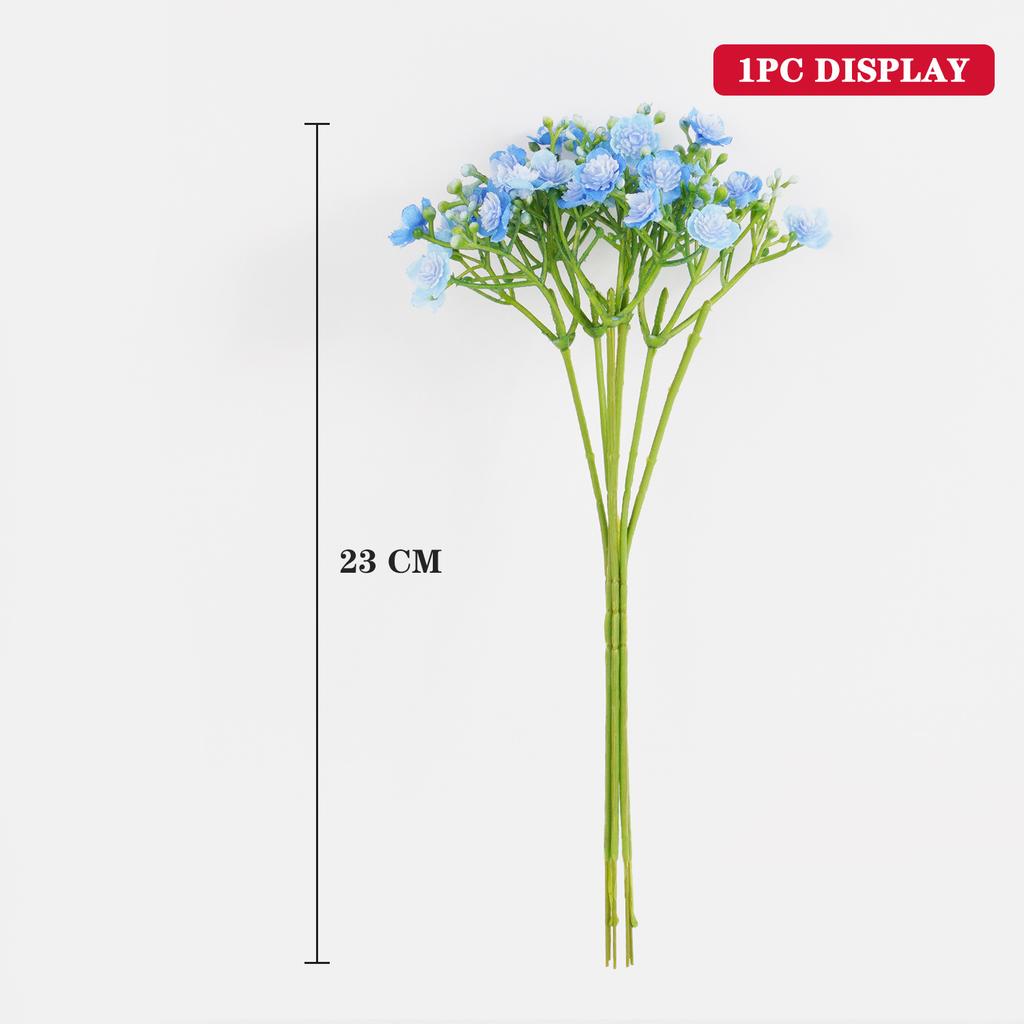 23cm Artificial Flower Baby's Breath Gypsophila Wedding Home Decoration DIY Bouquet Arch Flowers Arrangement Supplies