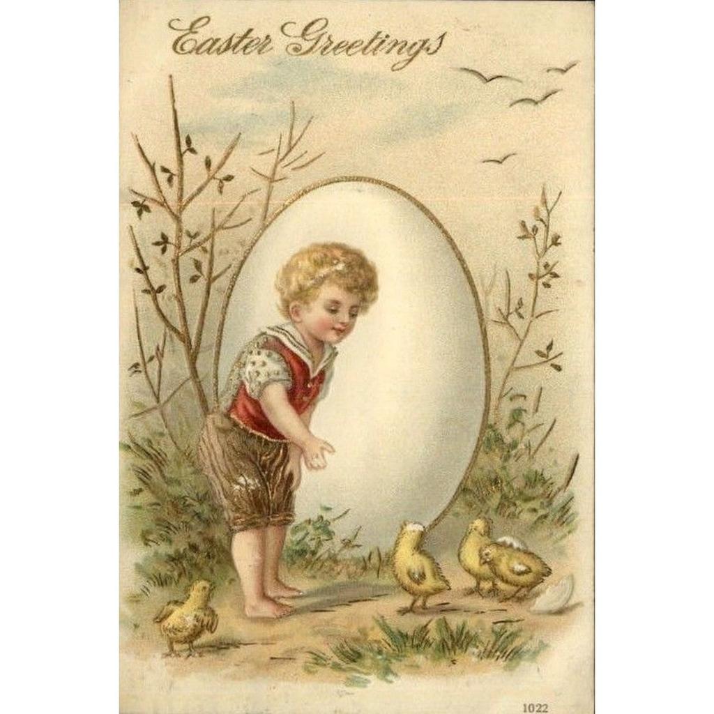 Easter Metal Wall Art Decor Vintage Cartoon Bunny Rabbit Rustic Tin Sign Home