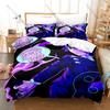 Soul Eater 3PCS Bedding Set, Duvet Cover + 2 Pillowcases, Classic Anime Print Soft Microfiber for Manga Fans Bedroom Decor