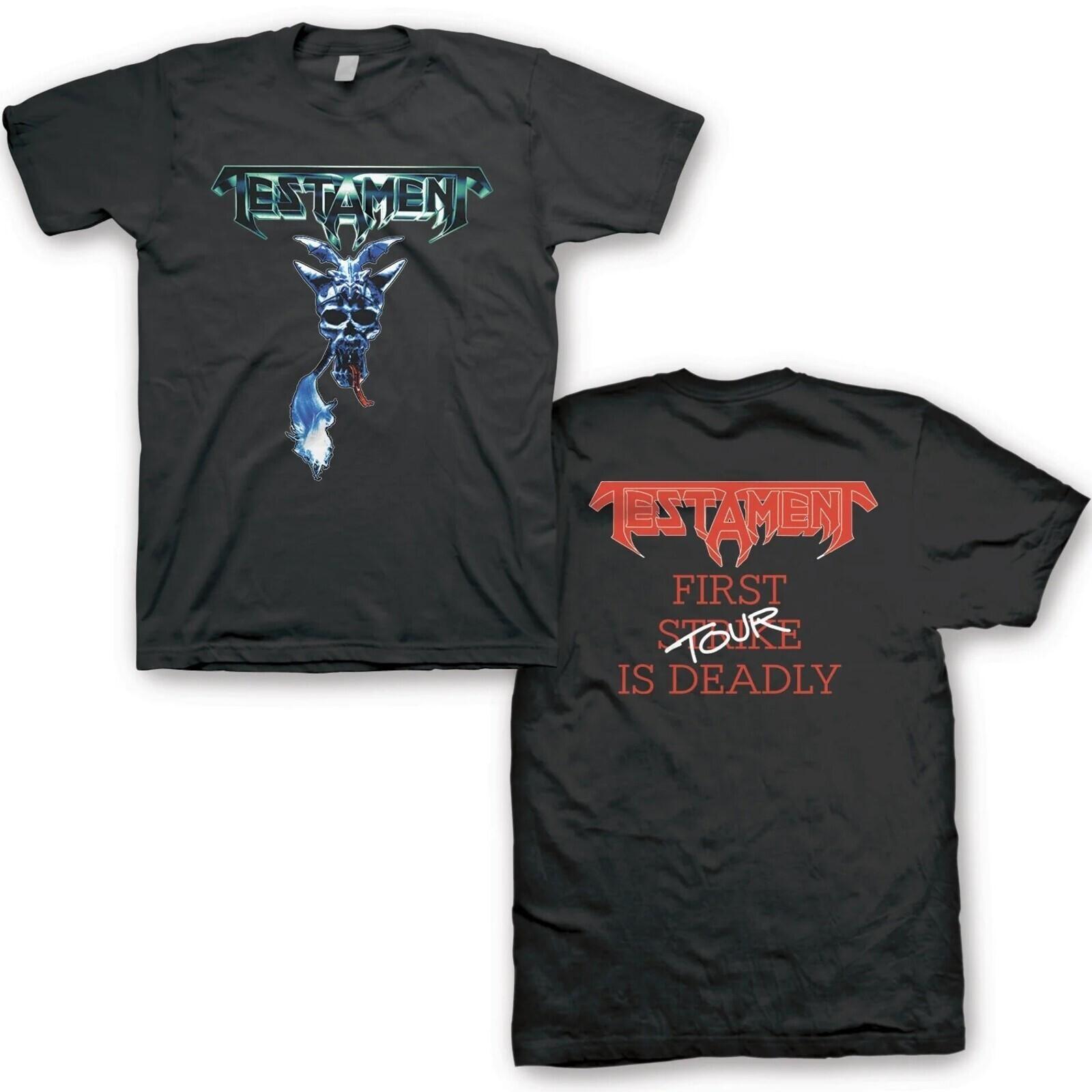 TESTAMENT cd cvr THE LEGACY FIRST STRIKE IS DEADLY TOUR Official SHIRT 3XL New XXXL
