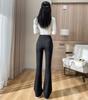 PAGASUS Center Seam Slit Stretch Long Comfortable Suitable for Tall and Short Loose Elegant No Women's Leggings, Pants, Fit, People, Spring, Summer,