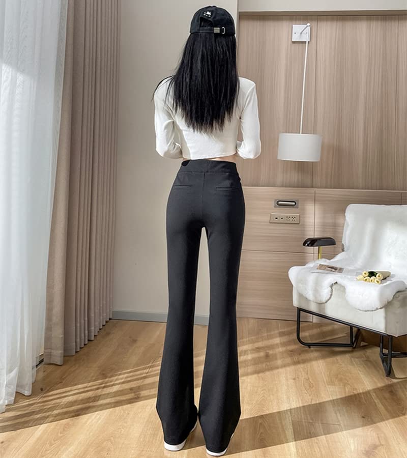 PAGASUS Center Seam Slit Stretch Long Comfortable Suitable for Tall and Short Loose Elegant No Women's Leggings, Pants, Fit, People, Spring, Summer,