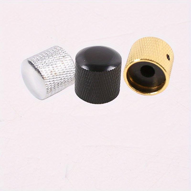 1PC 6MM Metal Dome Sound Guitar Volume Knob Potentiometer Electric Guitar Bass Control Knob Potentiometer Cover Knob Cover