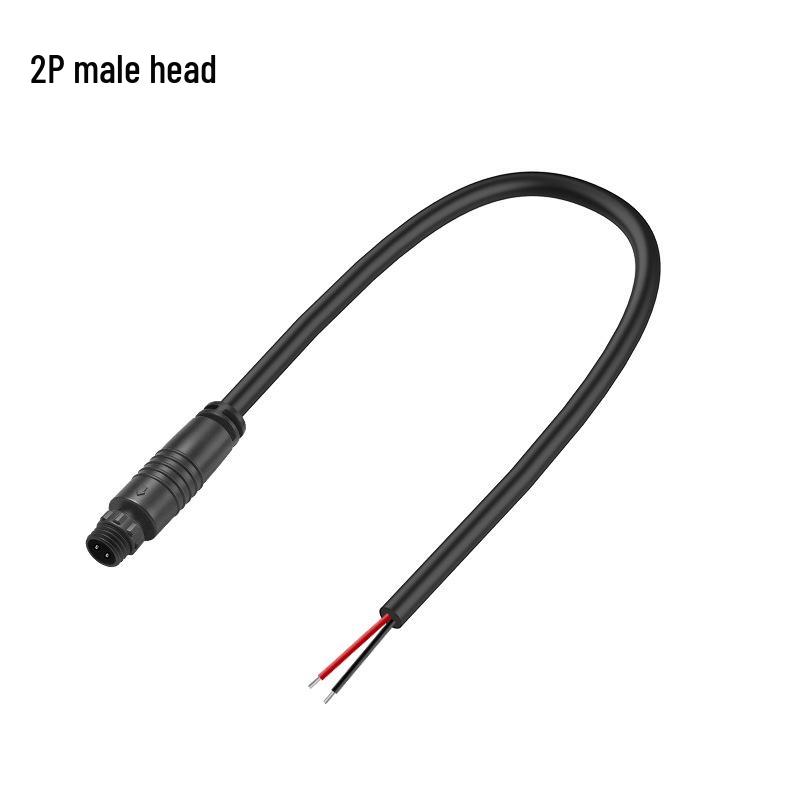 

M8 Motorcycle Car Sensor Cable: Male & Female Aviation Plug, IP67 Waterproof, 23456-Core Automotive Power Connector.