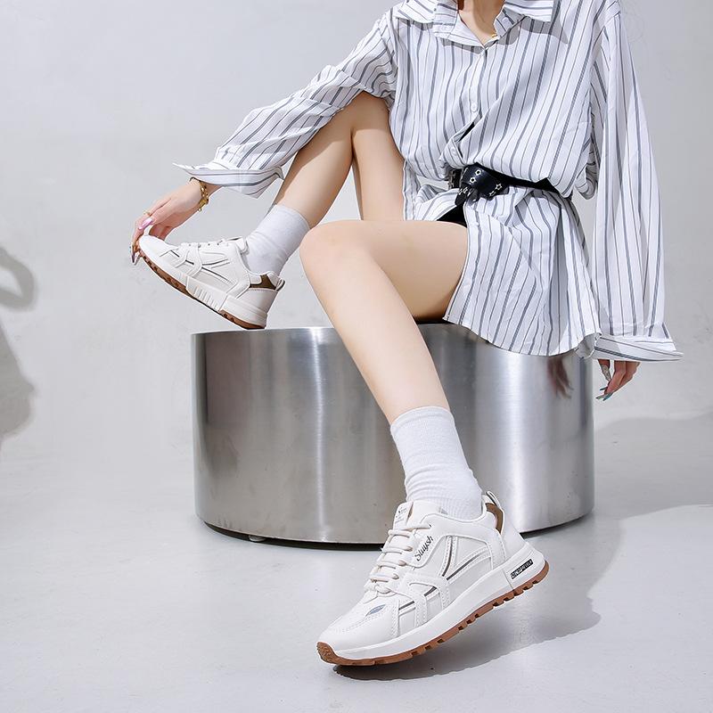 Ins Korean Version of Forrest Gump Shoes Women's 2025 Spring New Student Running Sports Shoes Casual Dad Shoes Street Shot 5099