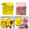 Cheese Shaped Sensory Toy Fake Squeeze Toy, Anxiety Relief Cube Stress Reduction Gadget Slow Rising Pinch Home Office Relaxation Tool Calming Fidget