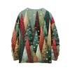 Women's Casual Long Sleeve Woolen Christmas Sweatshirt Fall  Vacation Long Sleeve Pullover
