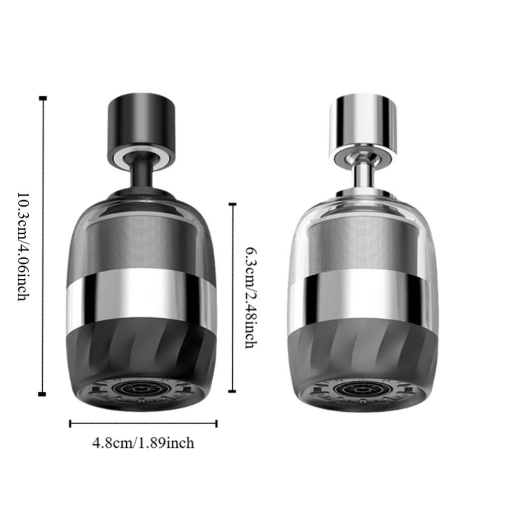 Stainless Steel Filter Kitchen Faucet Extender 3 Modes Faucet Bubbler Nozzle  Bathroom