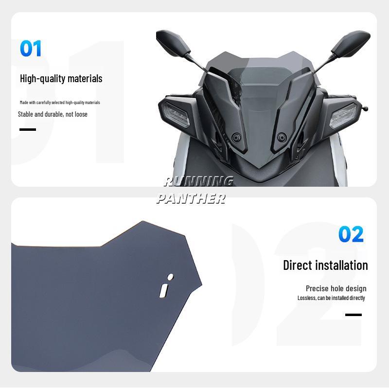Yamaha XMAX 300 Windschutzscheiben-Deflektor-Verkleidung - Motorradzubehör