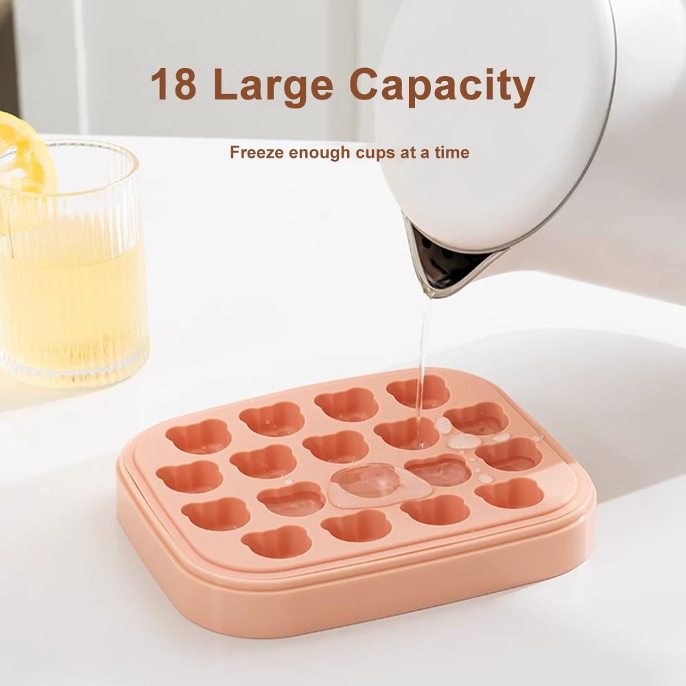 Silicone Ice Cube Mold Frozen Popsicle Cute Bear shape Ice Cube Making Gift Reusable Pastry Mold Kitchen Baking Tool Accessories