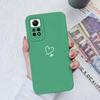 For Redmi Note 12 Pro Plus Case Love Heart Soft Liquid Silicone Full Protection Phone Cover For Xiaomi Redmi Note12 12Pro 4G 5G