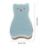 Set of 4 Cat Shaped Sponges Absorbent Soft and Long Lasting Cleaning Sponge for Kitchen Bathroom and Office Use
